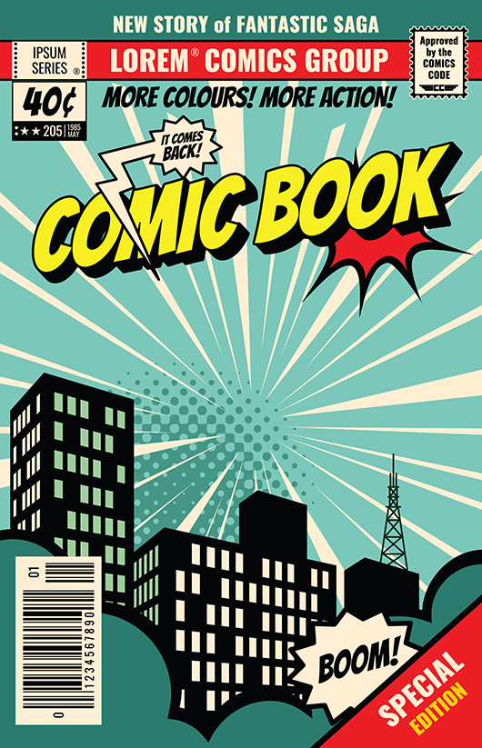 how to make a comic book cover online